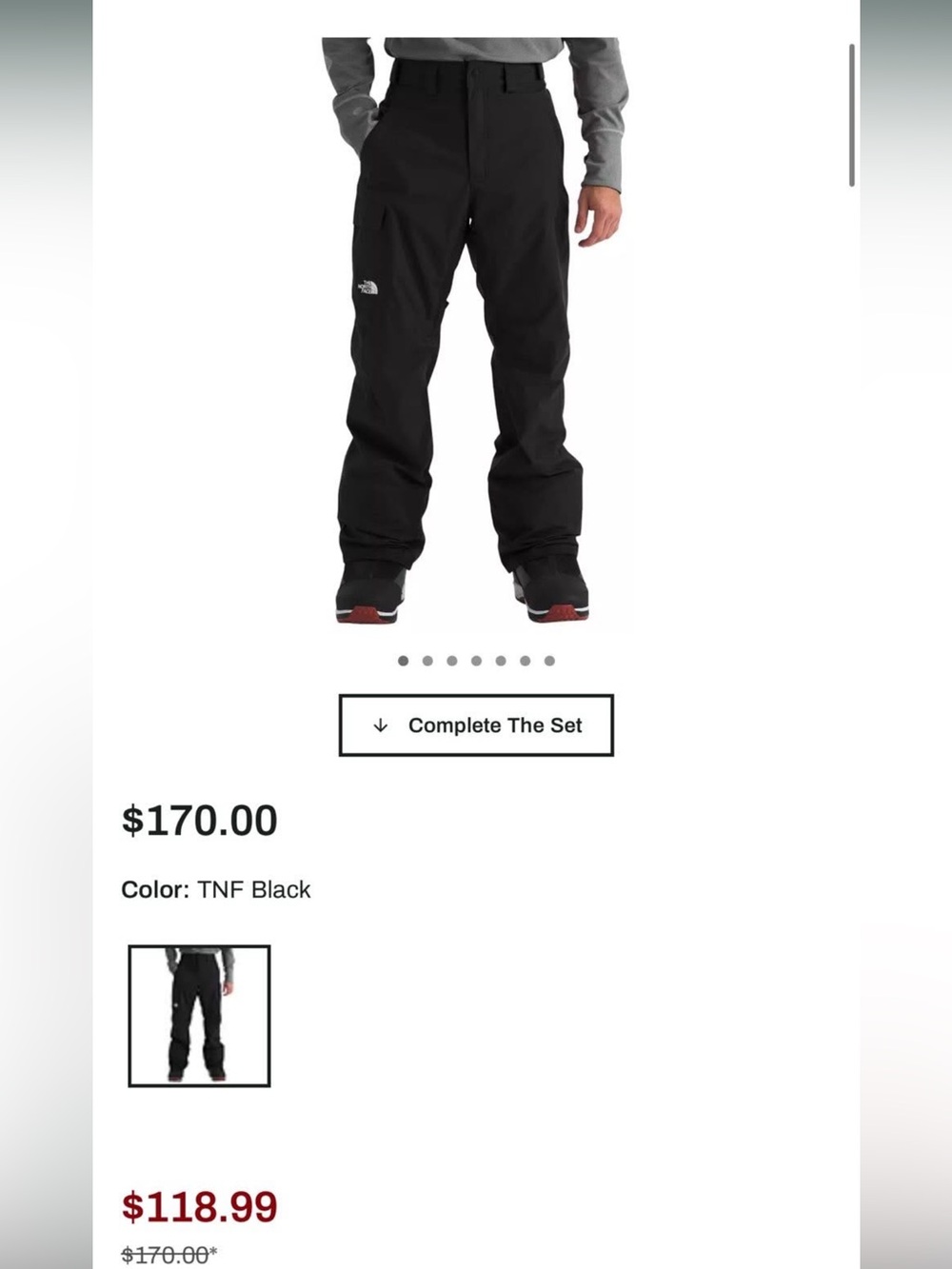 The North Face Black Weatherproof Pants